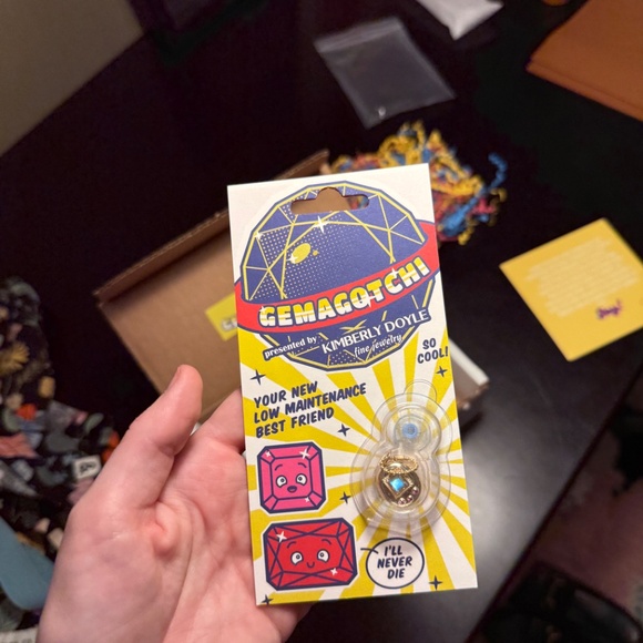 Kimberly Doyle Mama Gemagotchi - Moonstone & Pink Sapphire - Picture 3 of 9